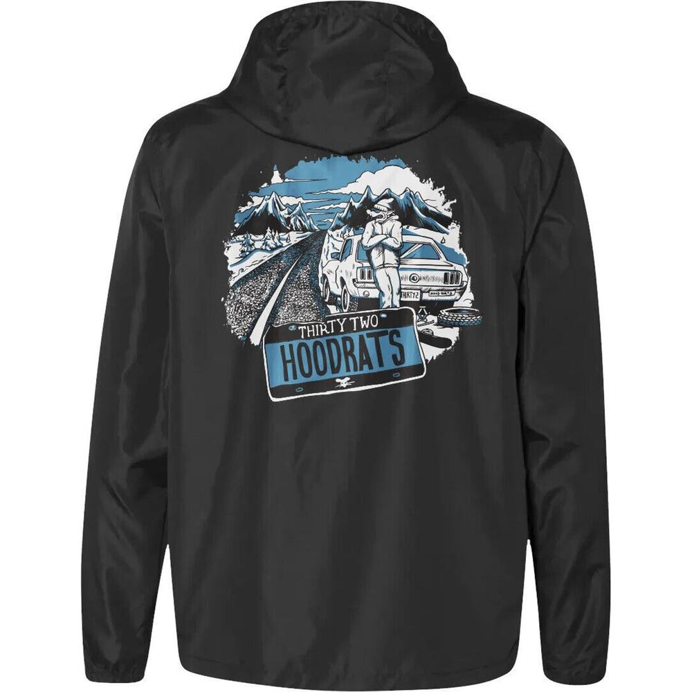 ThirtyTwo Men's Hood Rats Coaches Hooded Jacket in XX-Large Black